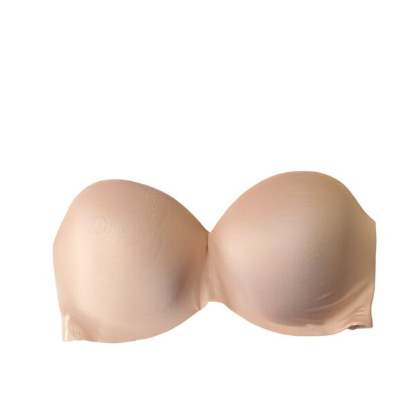 MAIDENFORM FULL COVERAGE STRAPLESS BRA 38DDD - Picture 1 of 7